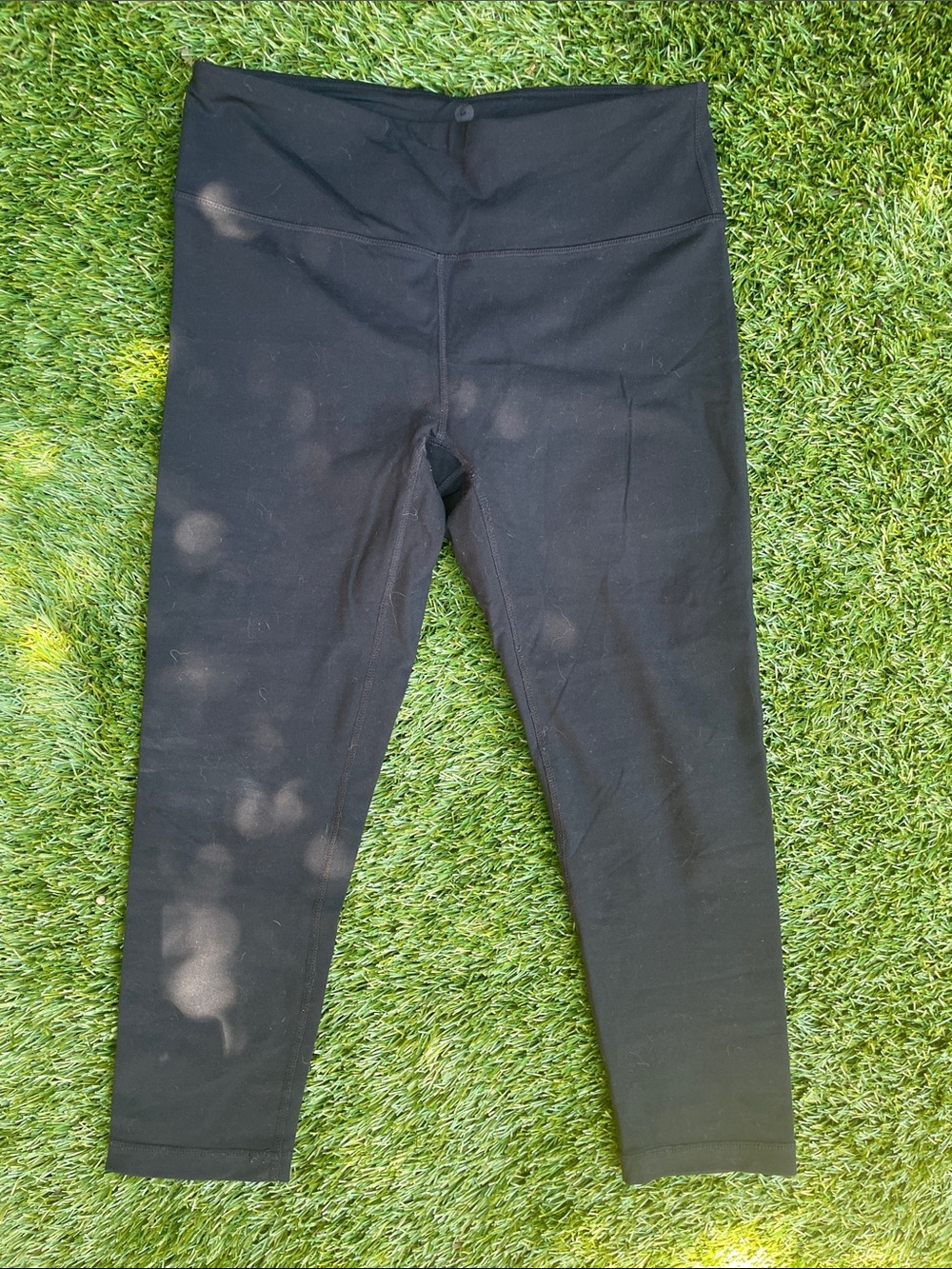 90 Degree By Reflex Black Capri Yoga Pants